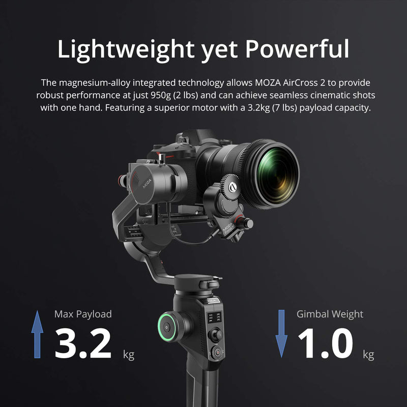 MOZA AirCross 2 | Lightweight yet Powerful