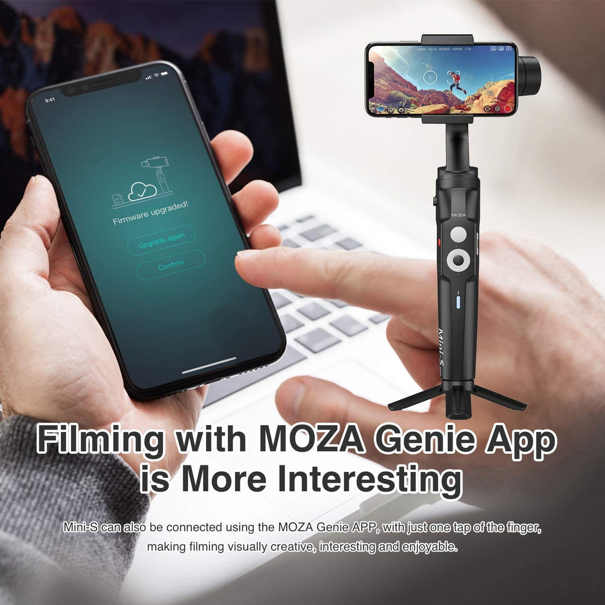 MOZA Mini-S Essential | Extremely Foldable Smartphone Gimbal MOZA Mini-S Essential | Extremely Foldable Smartphone Gimbal
